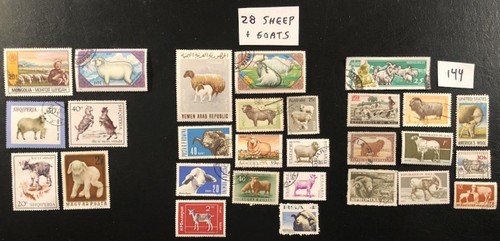 Topical stamps sheep - 28,